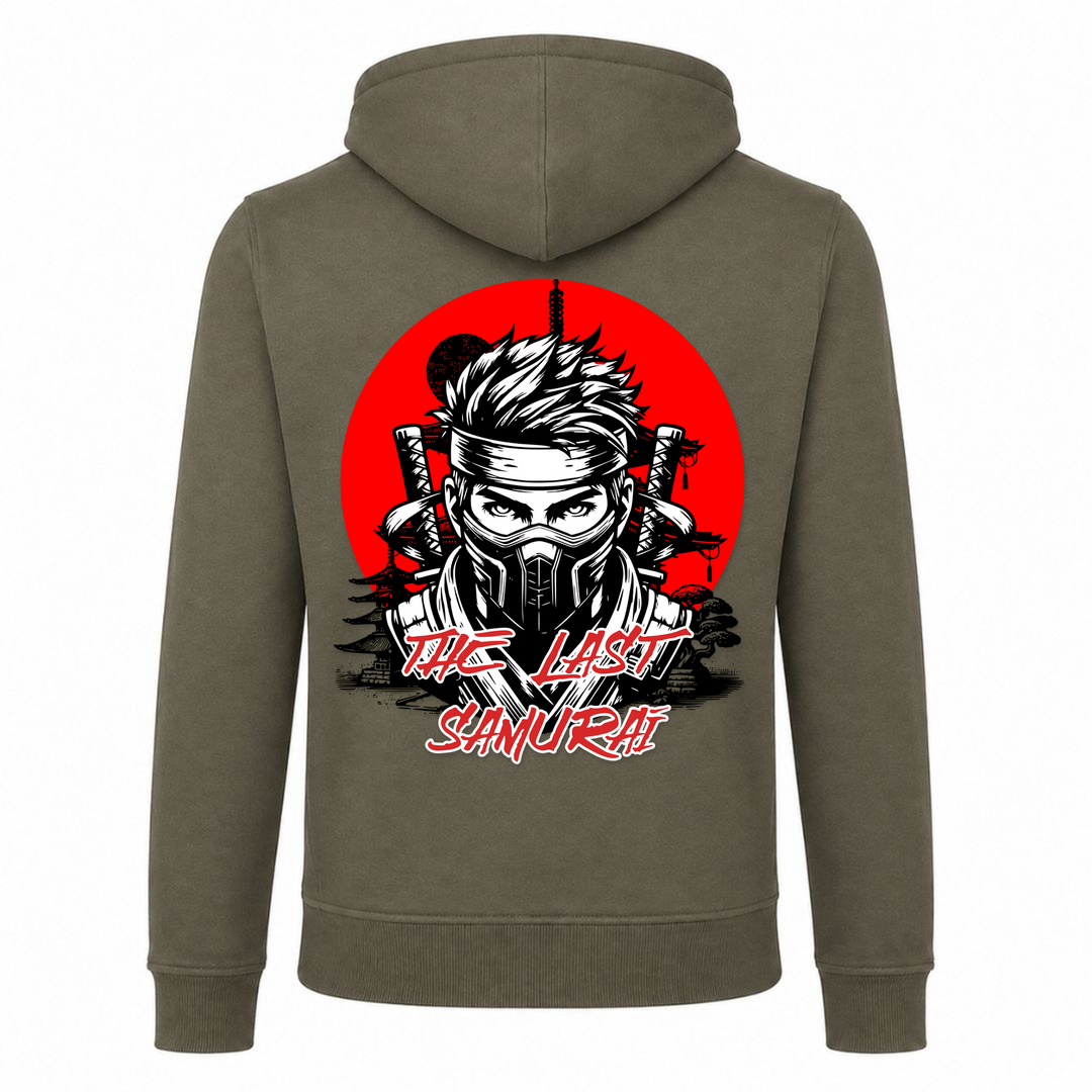 The Last Samurai - Zip Hoody - Olive