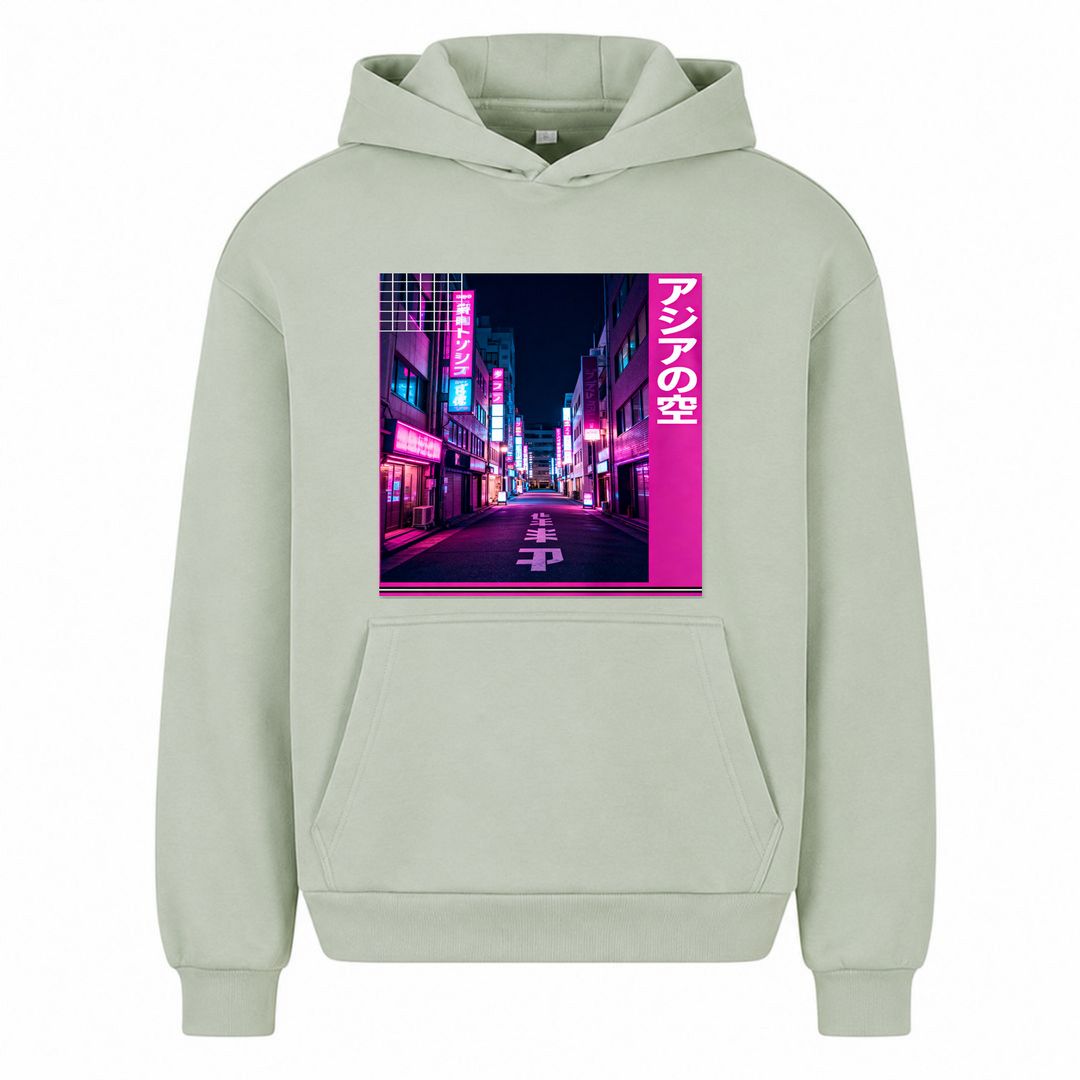 Akai yoru - Oversized Hoodie - light asphalt