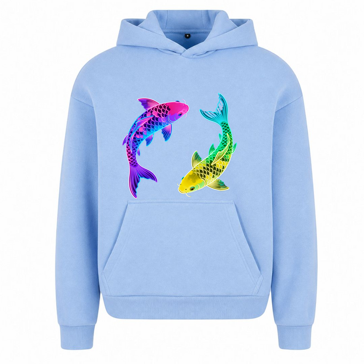 Nishikigoi - Oversized Hoodie - powder blue