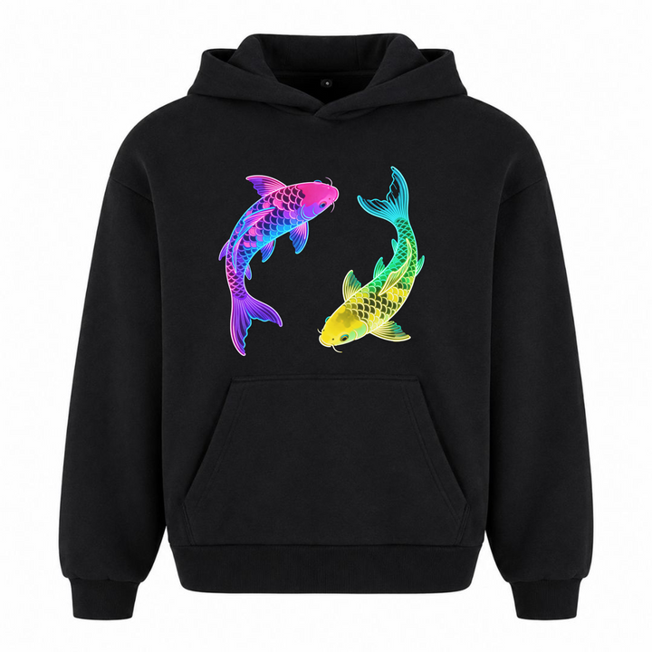 Nishikigoi - Oversized Hoodie - Schwarz