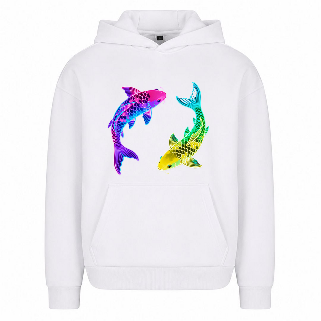 Nishikigoi - Oversized Hoodie - Weiß
