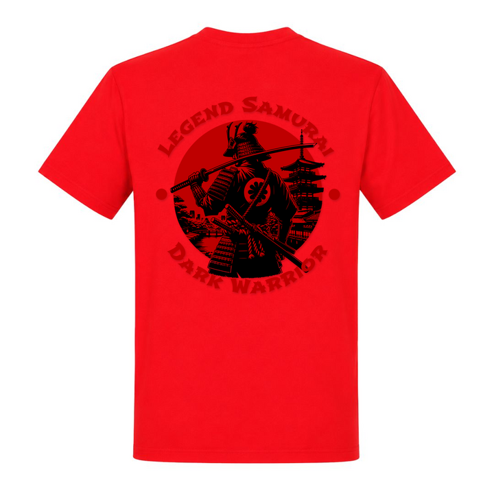 Legend Samurai - T-Shirt - rot - Rueckseite