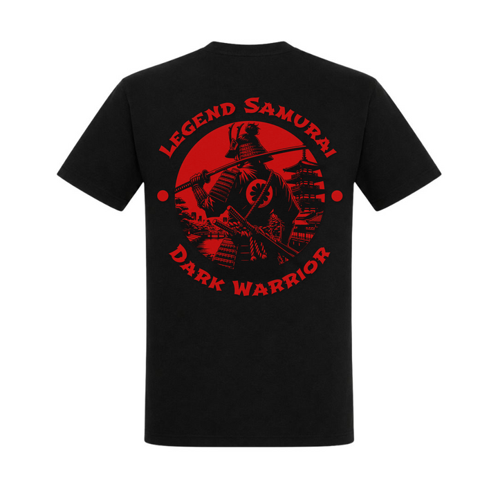 Legend Samurai - T-Shirt - schwarz - Rueckseite