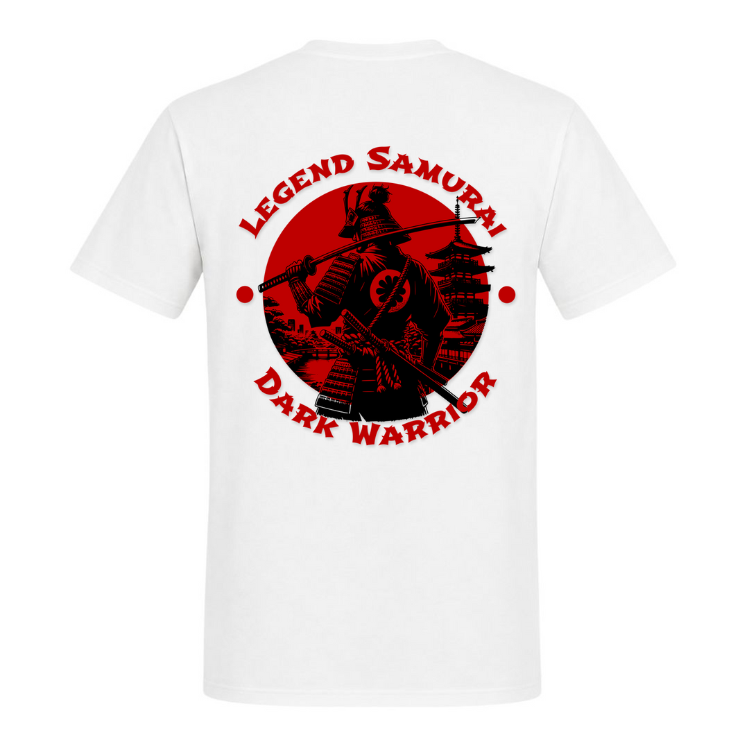 Legend Samurai - T-Shirt - weiß - Rueckseite