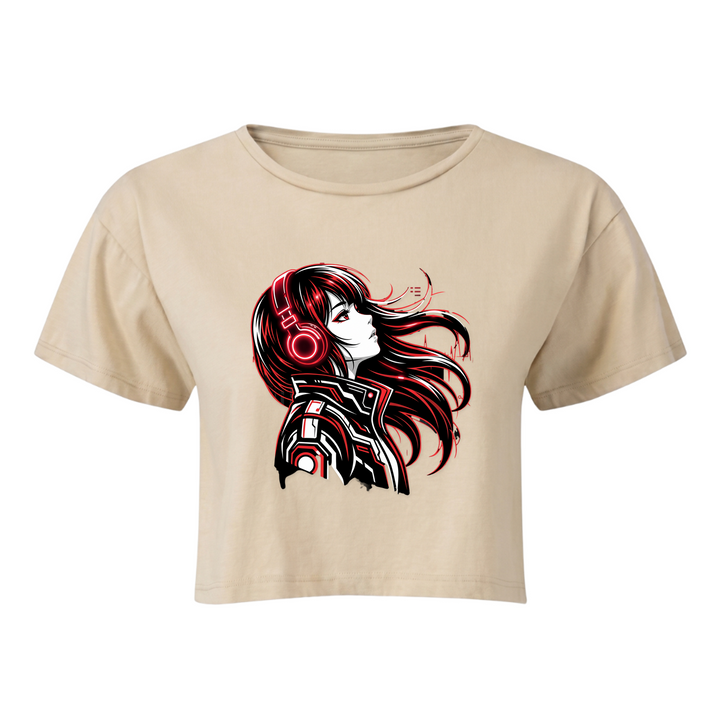 Cyber Dream - Crop Top - nude