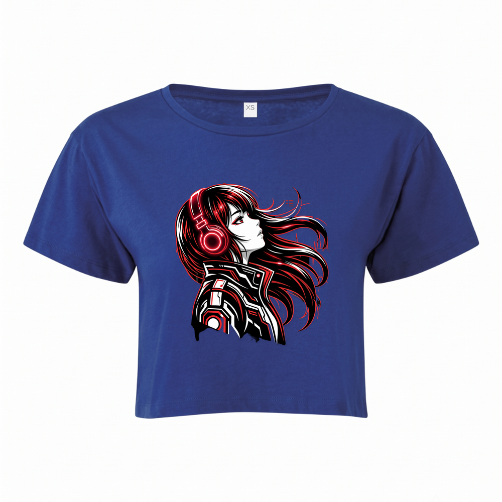 Cyber Dream - Crop Top - royal