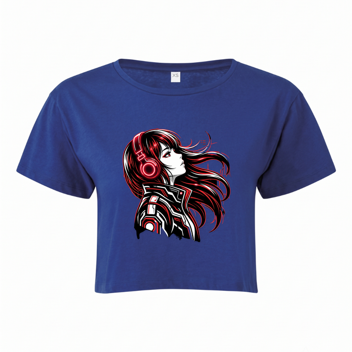 Cyber Dream - Crop Top - royal