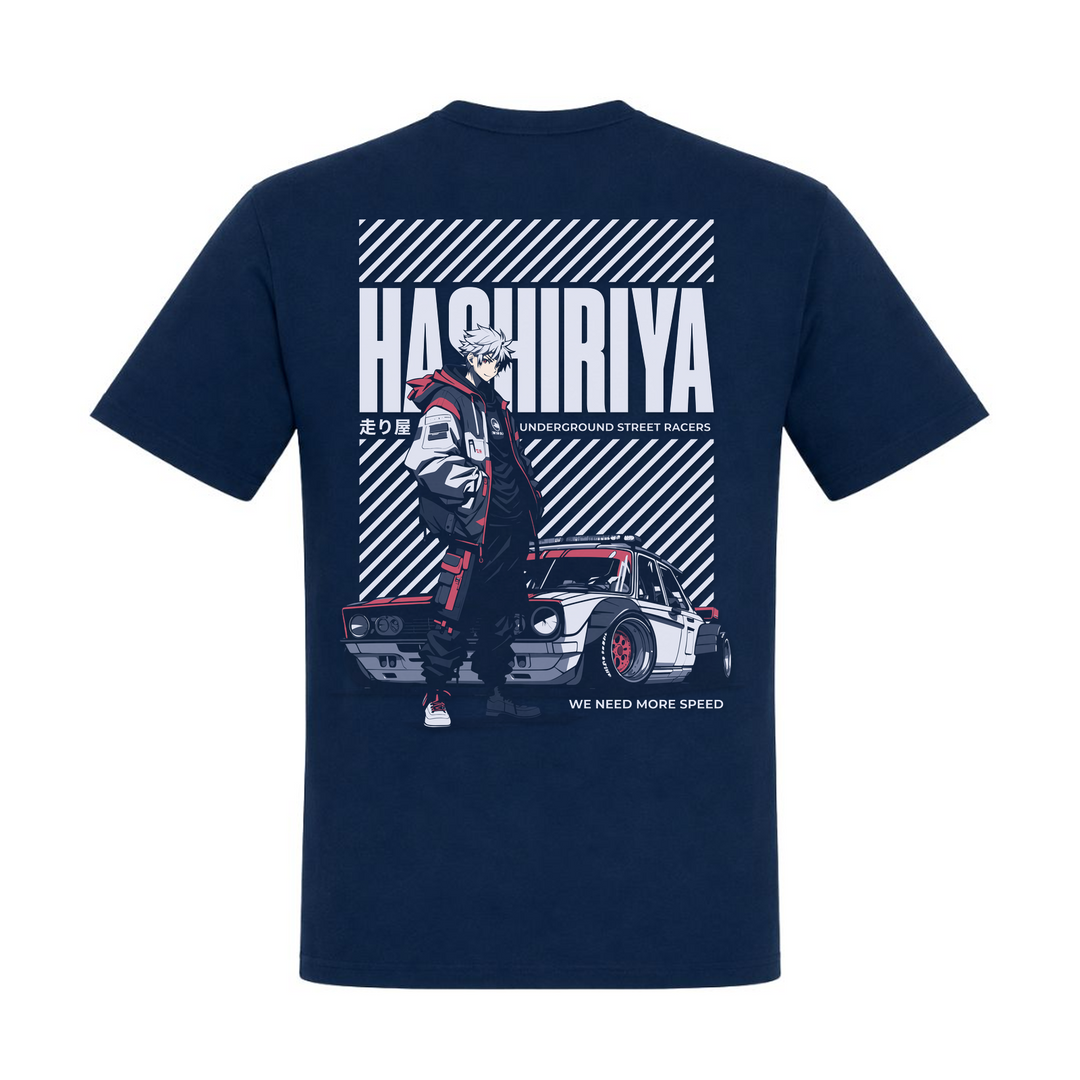 Hashiriya - T-Shirt - french navy - Rueckseite