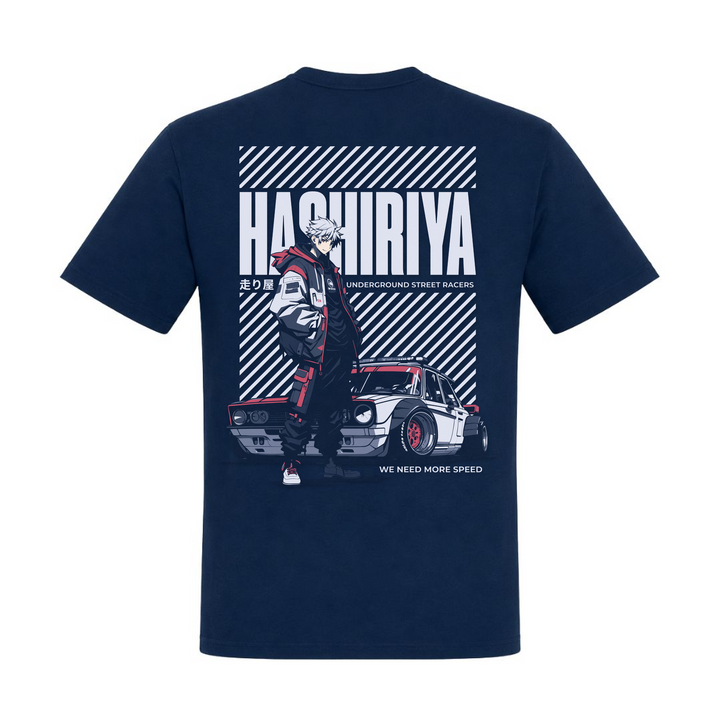 Hashiriya - T-Shirt - french navy - Rueckseite