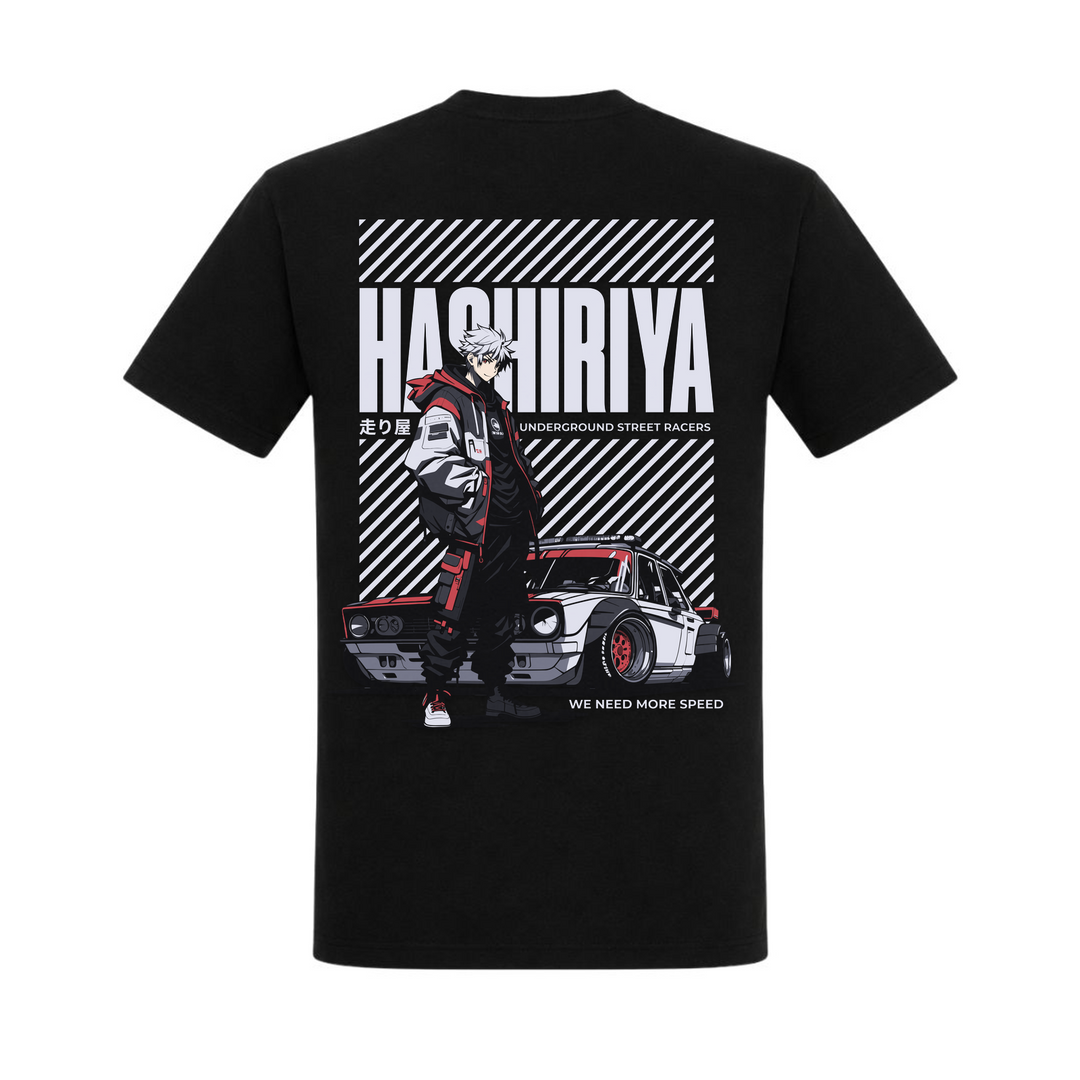 Hashiriya - T-Shirt - schwarz - Rueckseite
