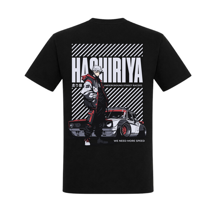 Hashiriya - T-Shirt - schwarz - Rueckseite