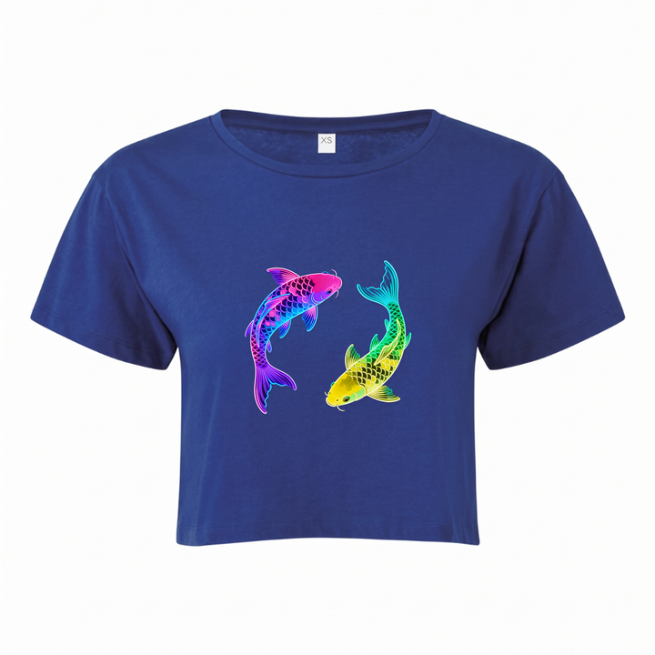 Nishikigoi - Crop Top - royal