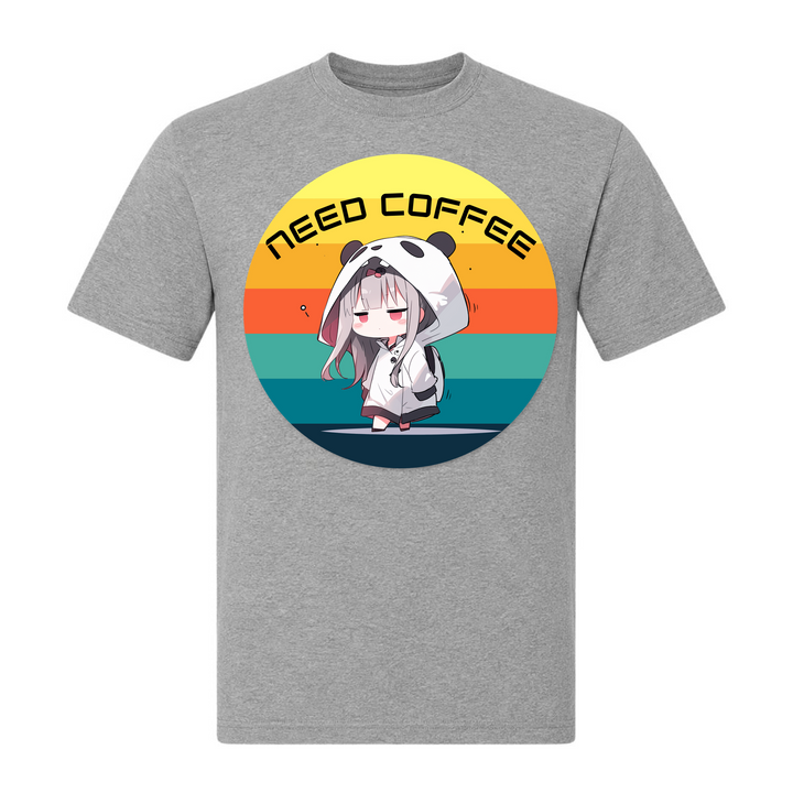 Need Coffee - T-Shirt - grey melange