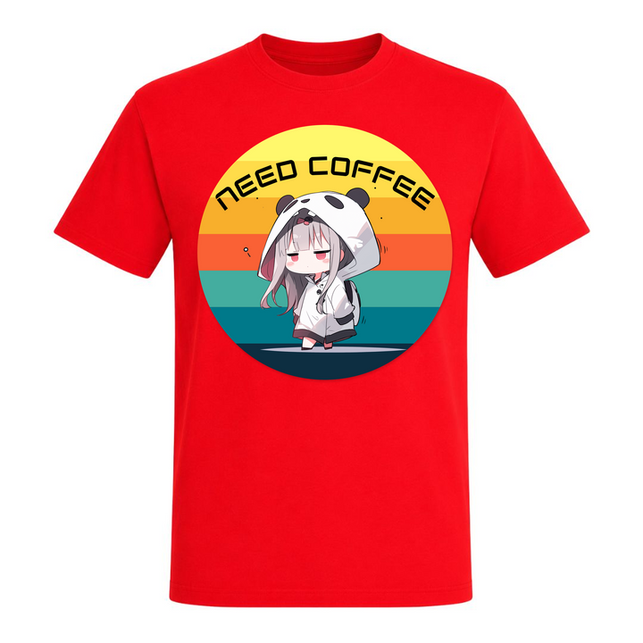 Need Coffee - T-Shirt - rot