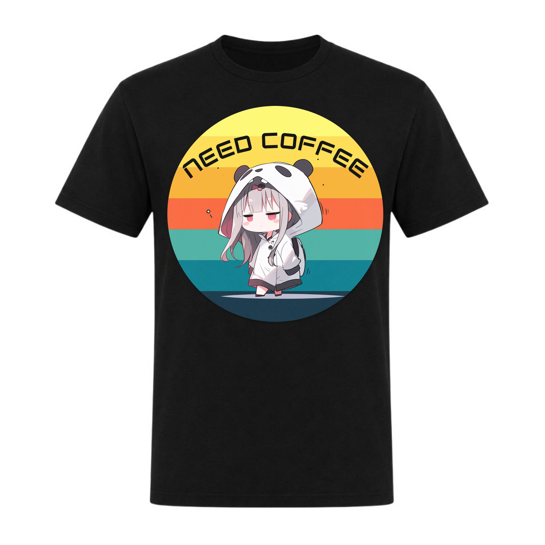 Need Coffee - T-Shirt - schwarz