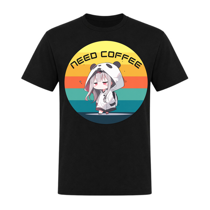 Need Coffee - T-Shirt - schwarz