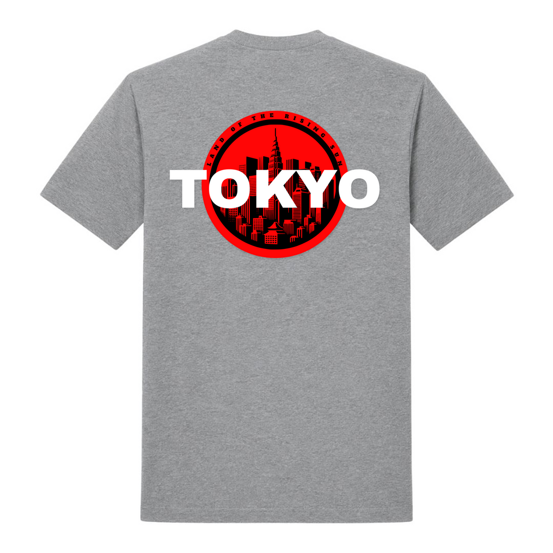 Tokyo - T-Shirt - grey melange - Rueckseite