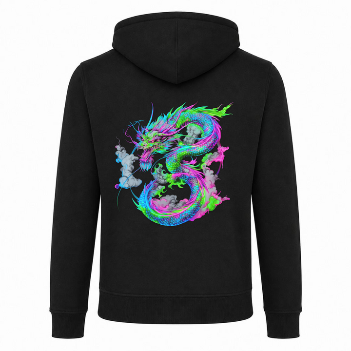 Neon Ryu - Zip Hoody - schwarz