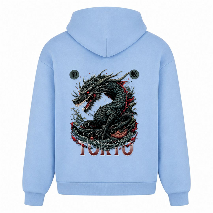 Mizuchi - T-Shirt Oversized Hoodie - powder blue