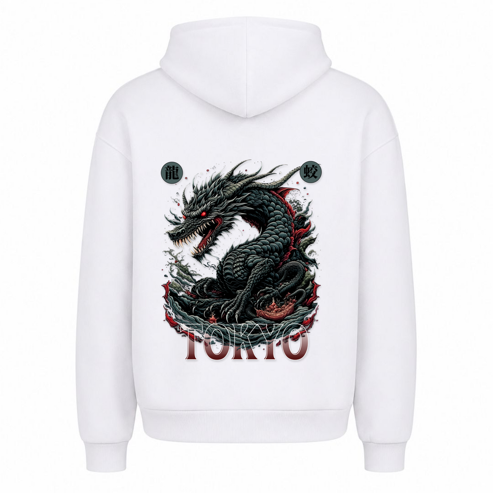 Mizuchi - T-Shirt Oversized Hoodie - Weiß