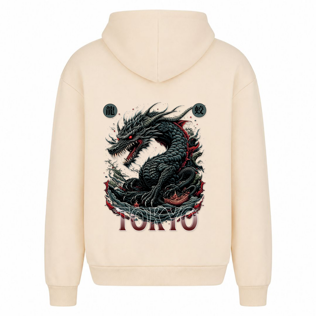 Mizuchi - T-Shirt Oversized Hoodie - White Sand