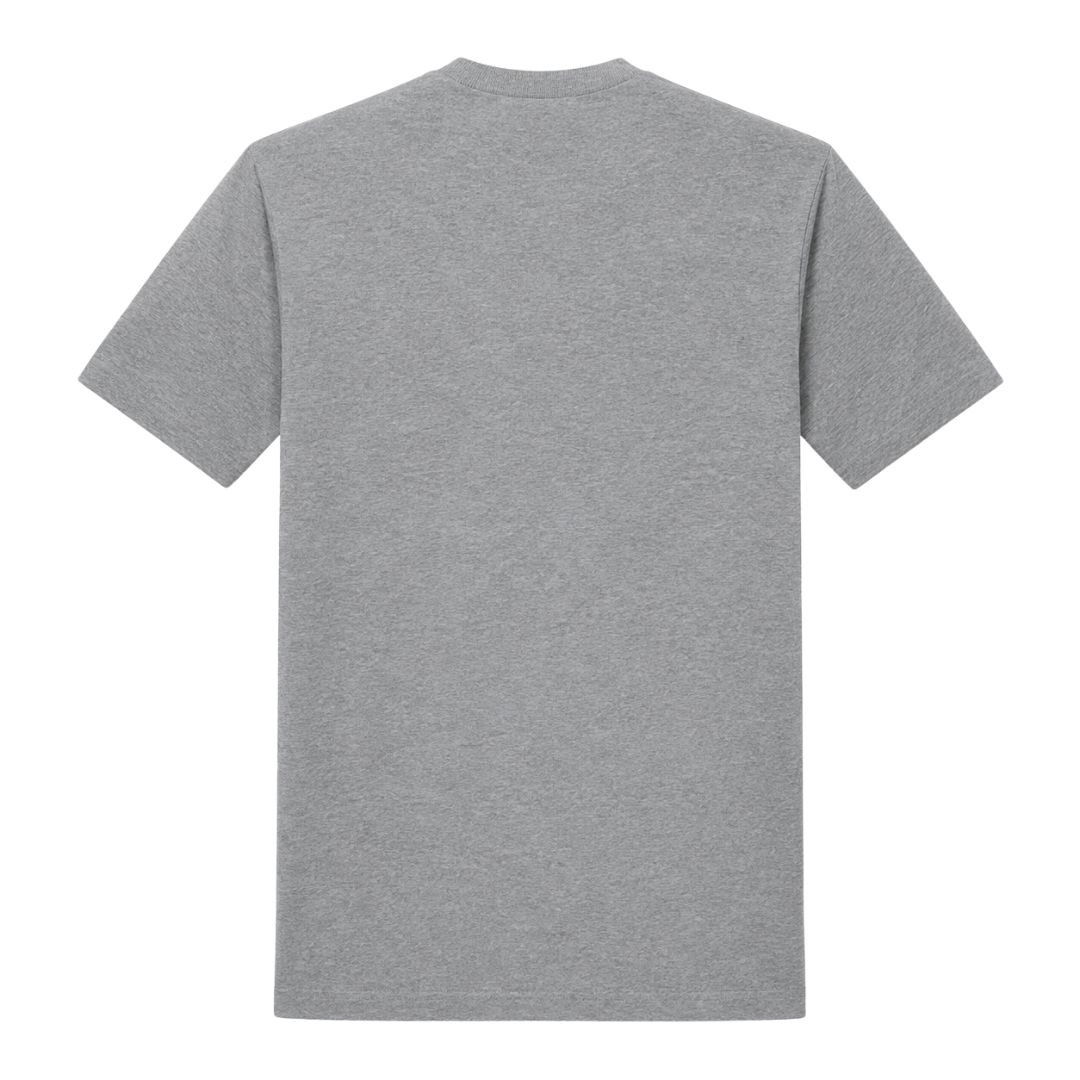 Silence kills the Vibe - T-Shirt - grey melange - Rueckseite