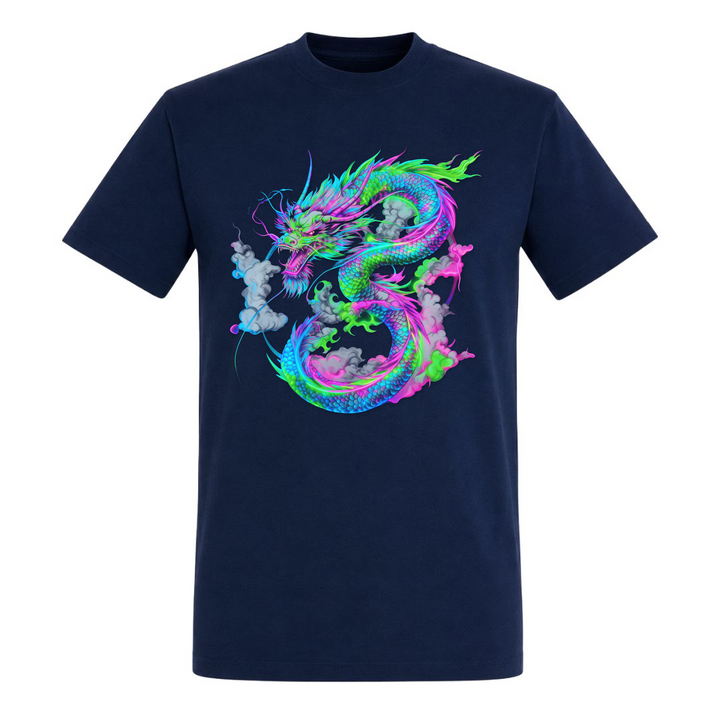 Neon Ryu - T-Shirt - french navy