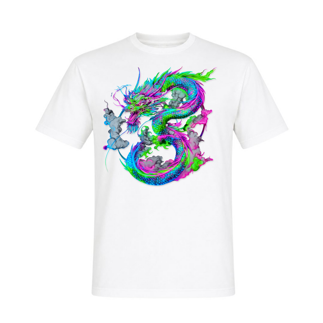 Neon Ryu - T-Shirt - weiß