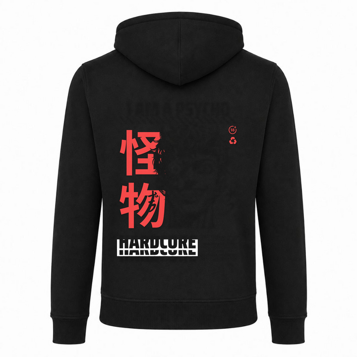 Anime Gothic - Zip Hoody - schwarz - Rueckseite