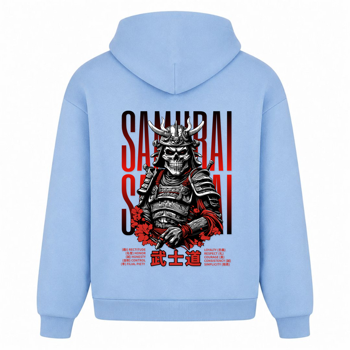 Untoter Samurai - Oversized Hoodie - powder blue