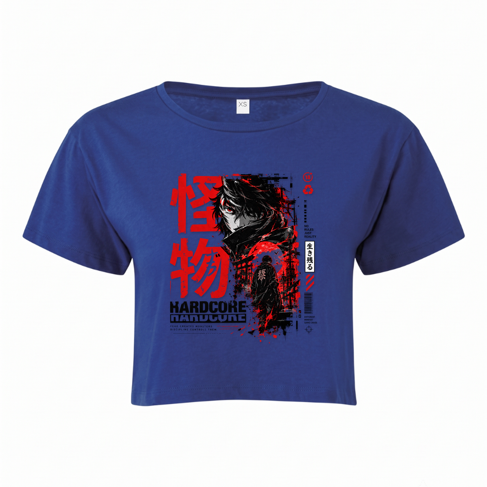 Broken Reality -  Crop Top - royal