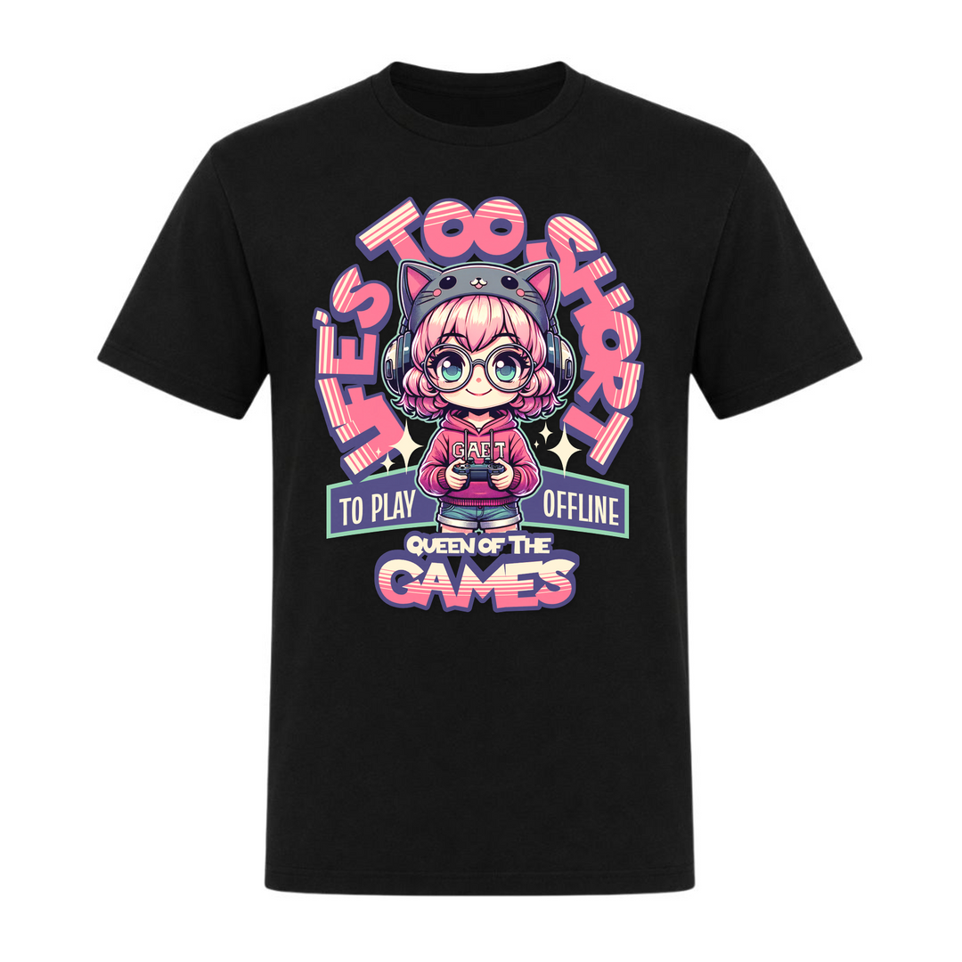 Gamer Girl - T-Shirt - schwarz
