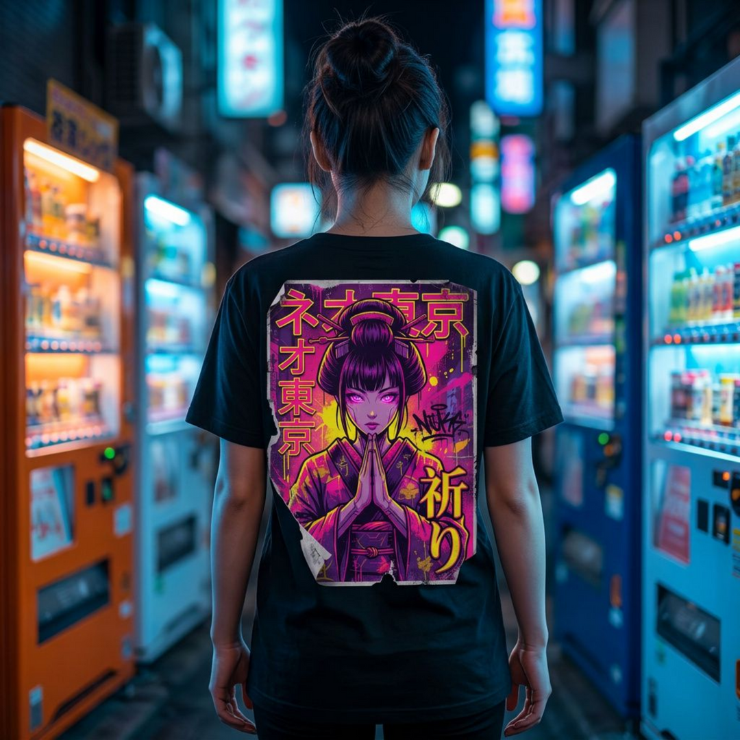 Neon Geisha - T-Shirt