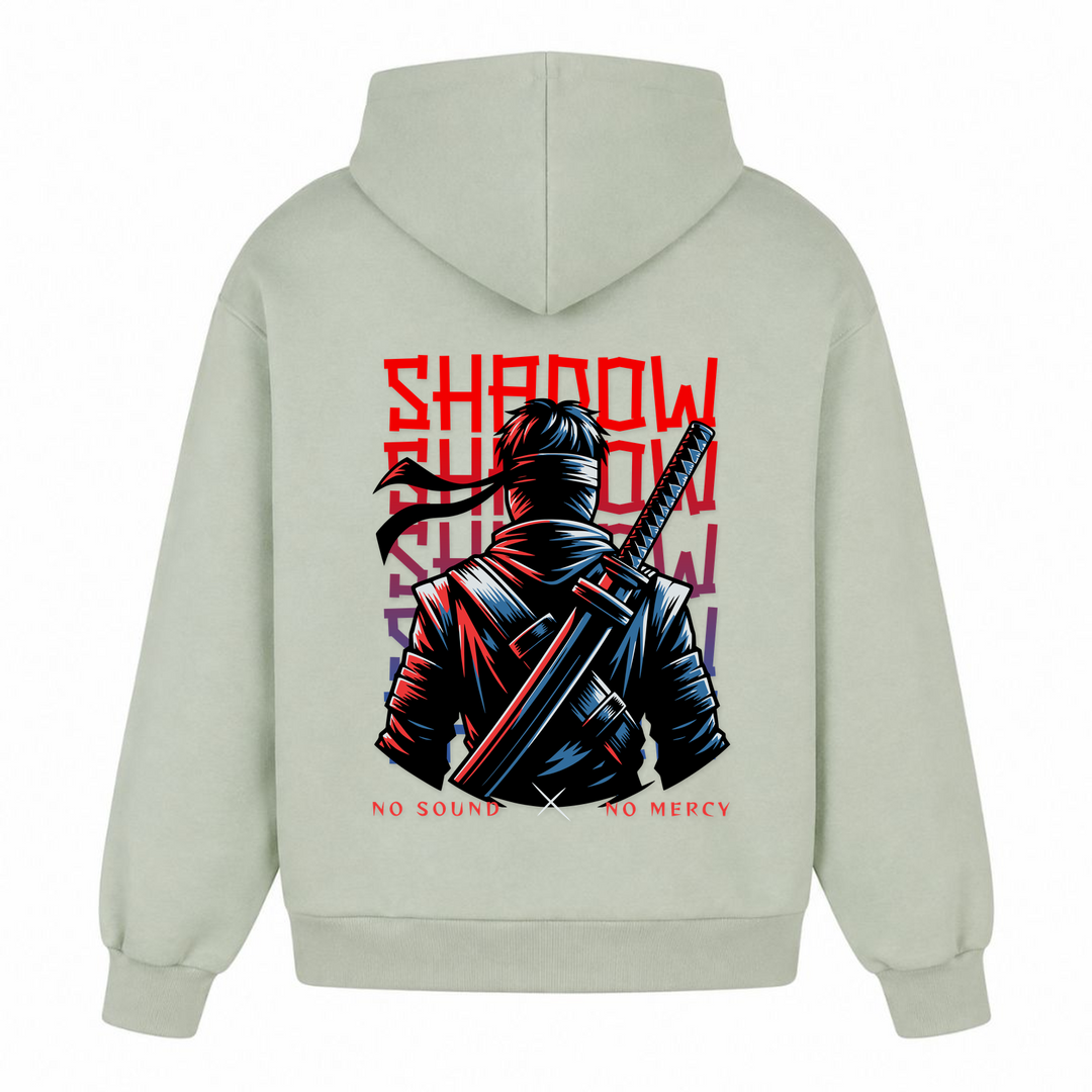 No Sound No Mercy - Oversized Hoodie - light asphalt