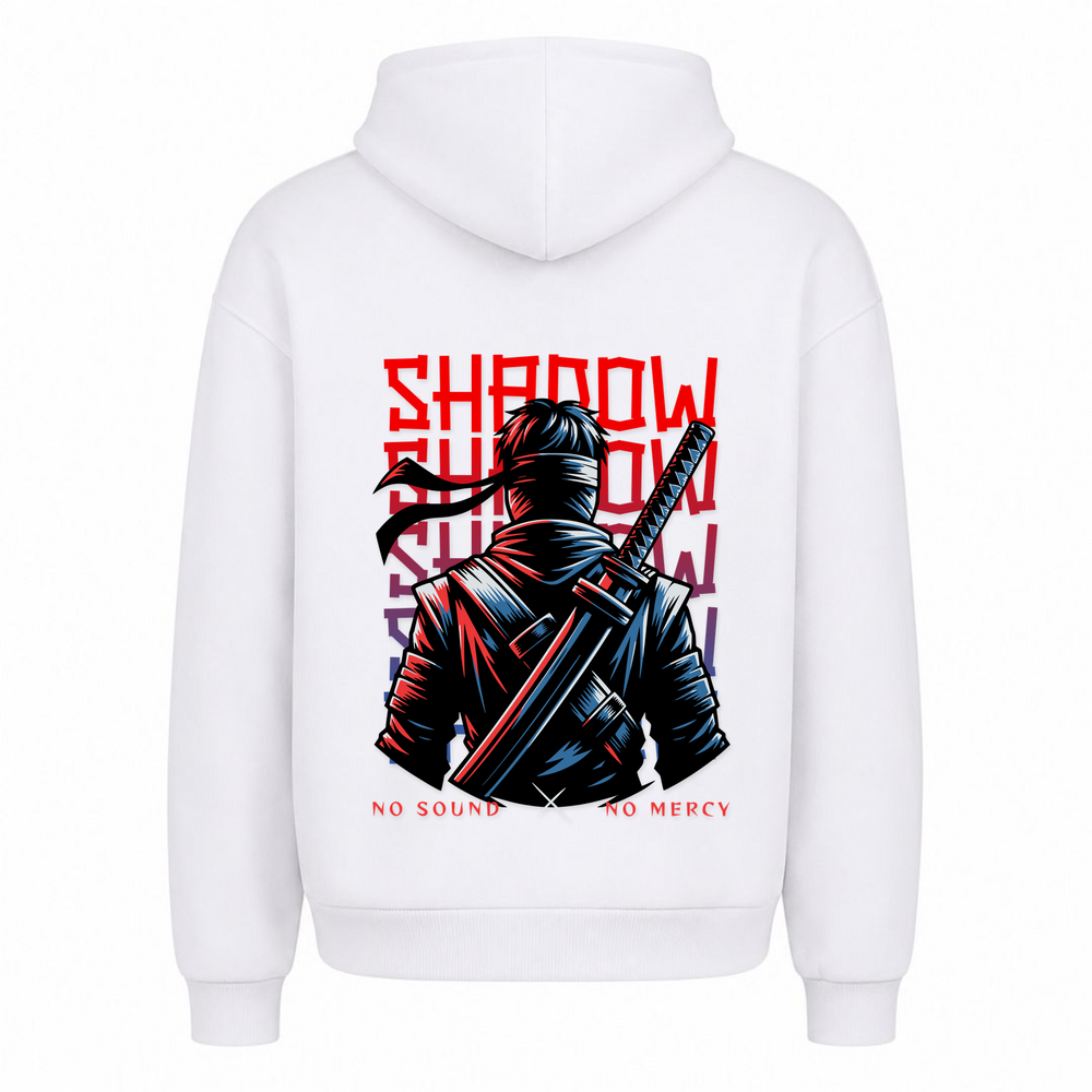 No Sound No Mercy - Oversized Hoodie - Weiß