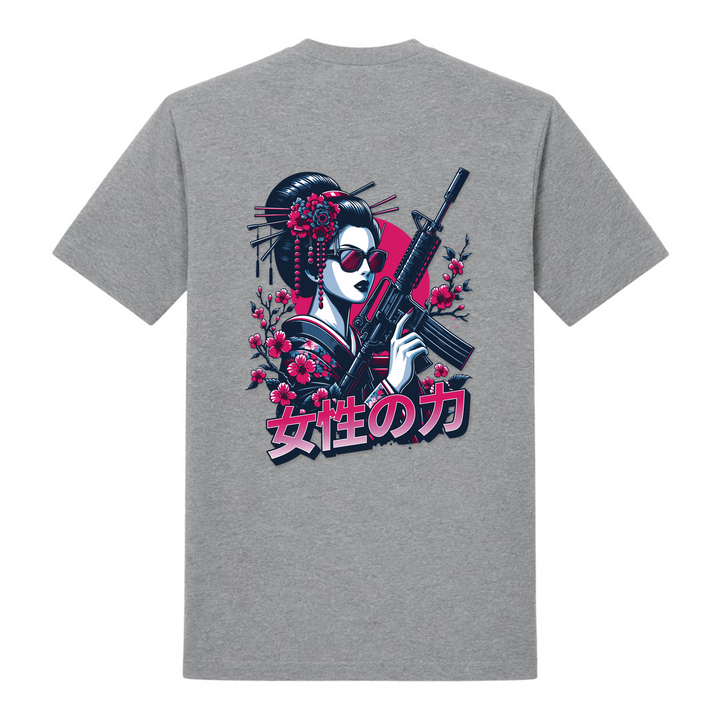 Mafia Geisha - T-Shirt - grey melange
