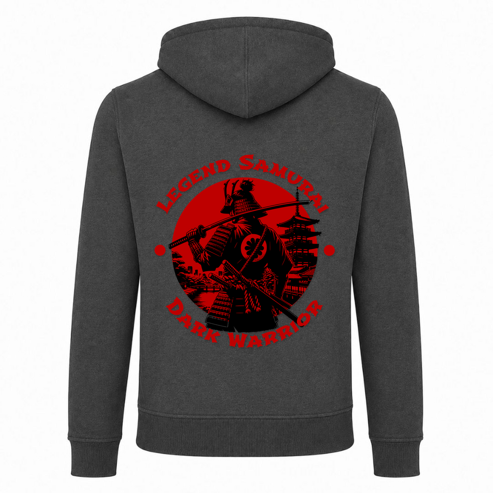 Legend Samurai - Zip Hoodie - charcoal