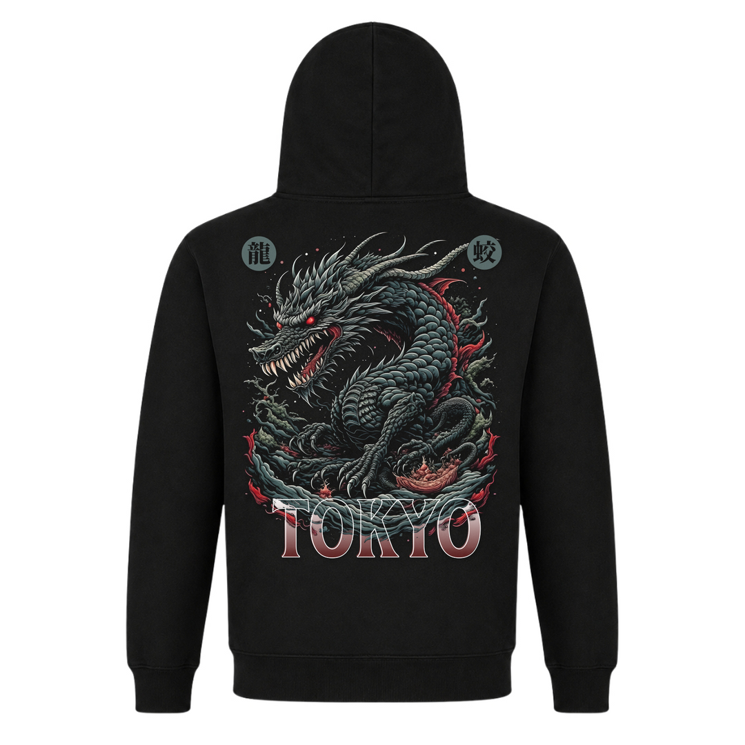 Mizuchi - T-Shirt Unisex Basic Hoodie - Black