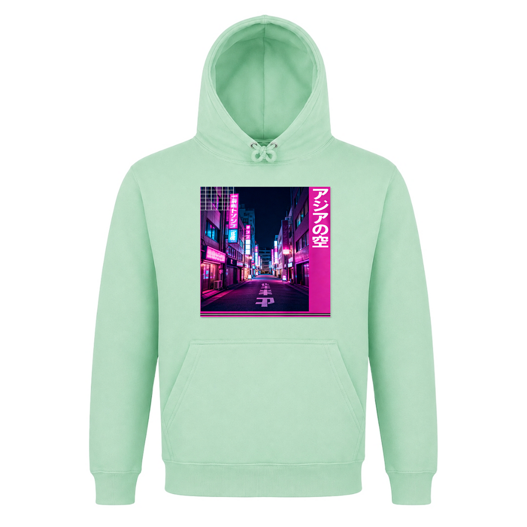 Akai yoru - Hoodie - Frozen Green