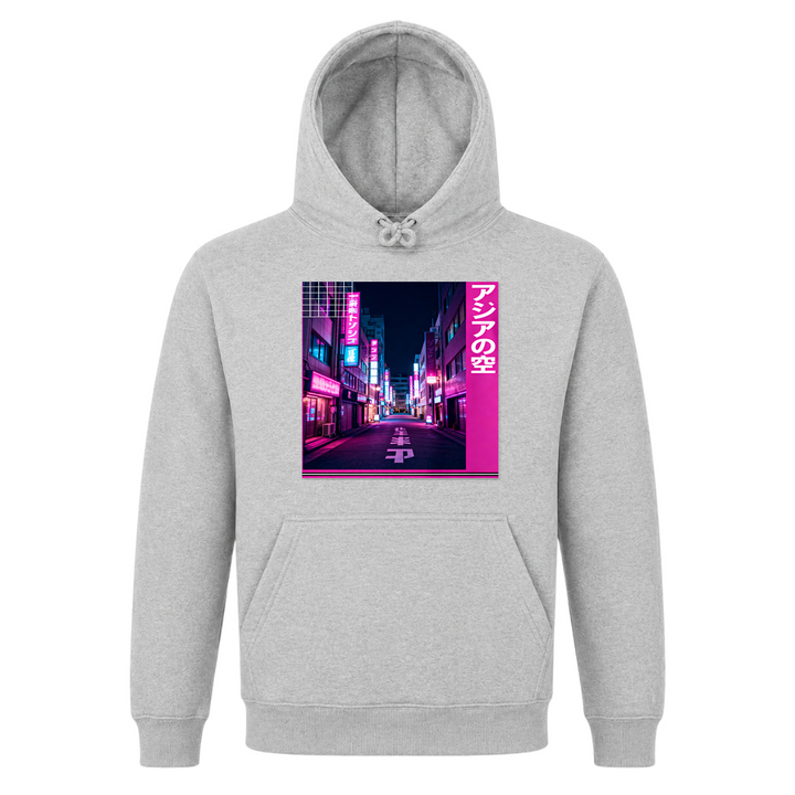 Akai yoru - Hoodie - Grey Melange