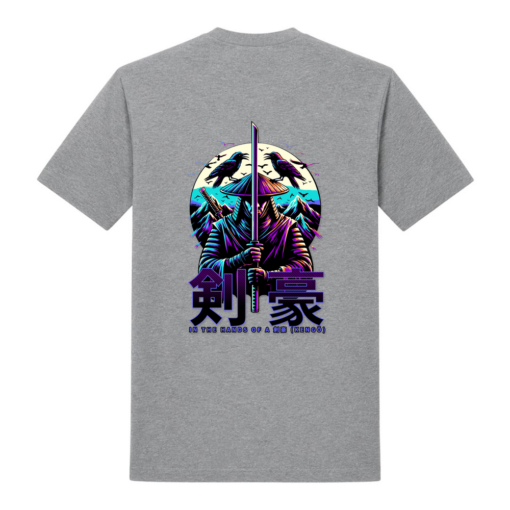 In the Hands of a Kengo - T-Shirt - grey melange