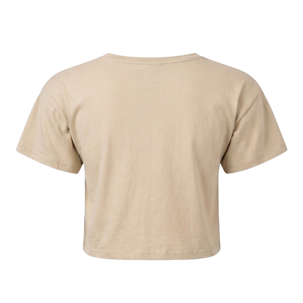 Powered by good tunes - Crop Top - nude - Rueckseite