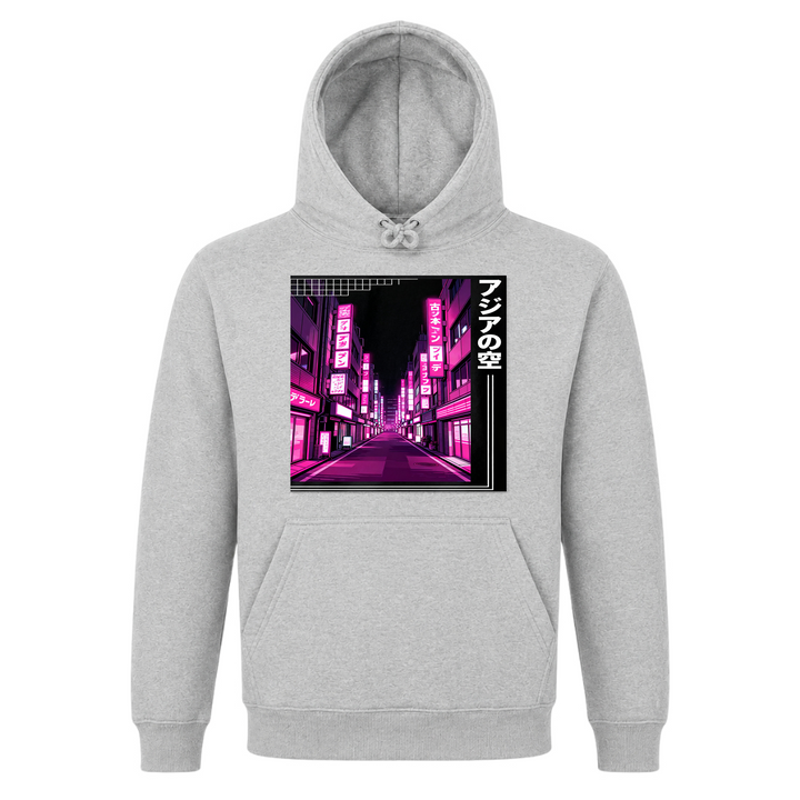 Akai yoru - Hoodie - Grey Melange