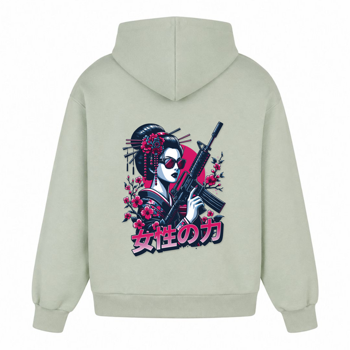 Mafia Geisha - Oversized Hoodie - light asphalt