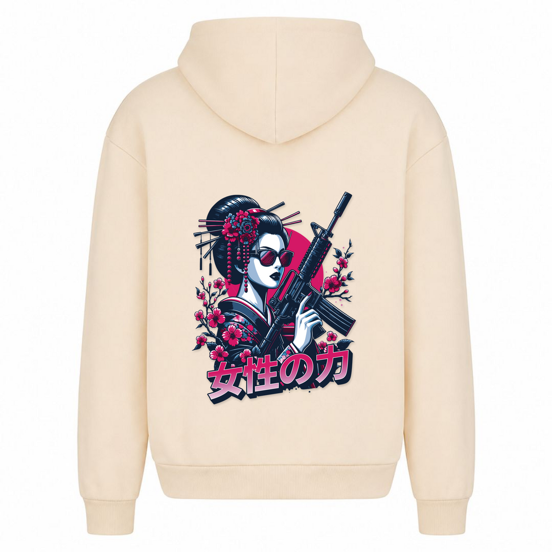 Mafia Geisha - Oversized Hoodie - White Sand