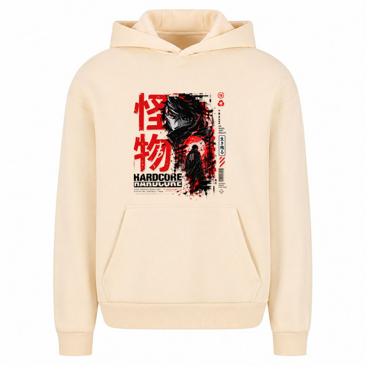 Broken Reality - Oversized Hoodie - White Sand