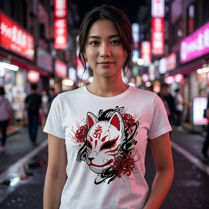 Broken Kitsune - T-Shirt