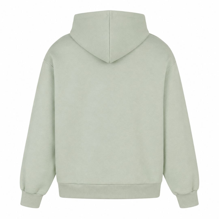 Cyber Girl - Oversized Hoodie - light asphalt - Rueckseite
