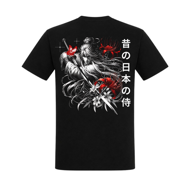 Long Haired Samurai - T-Shirt - schwarz