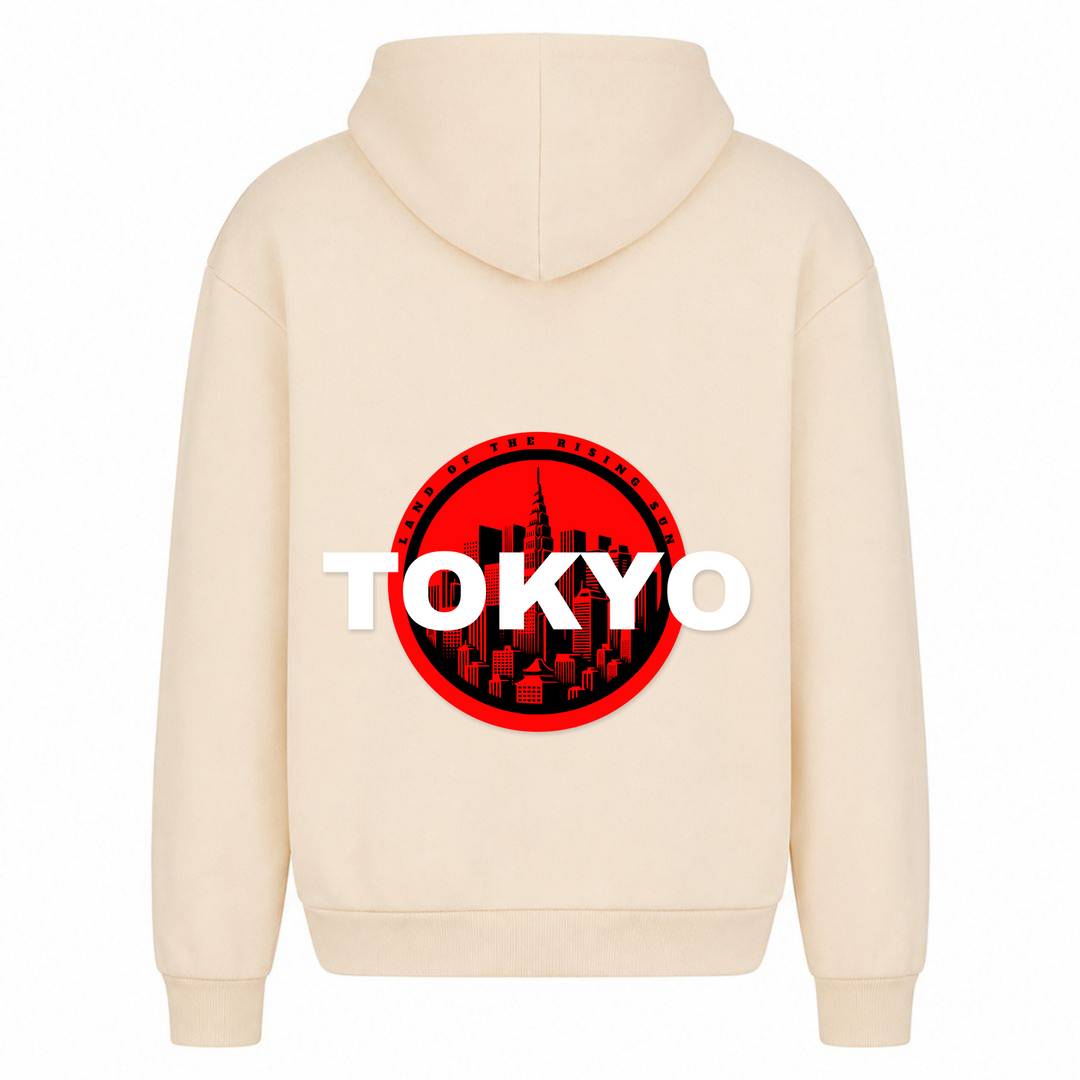Tokyo - Oversized Hoodie - White Sand